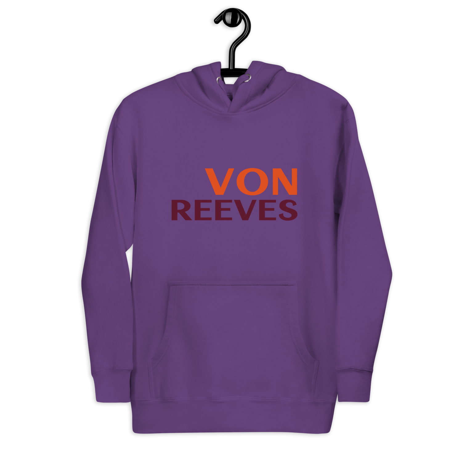 VON REEVES Unisex Hoodie (PURPLE)