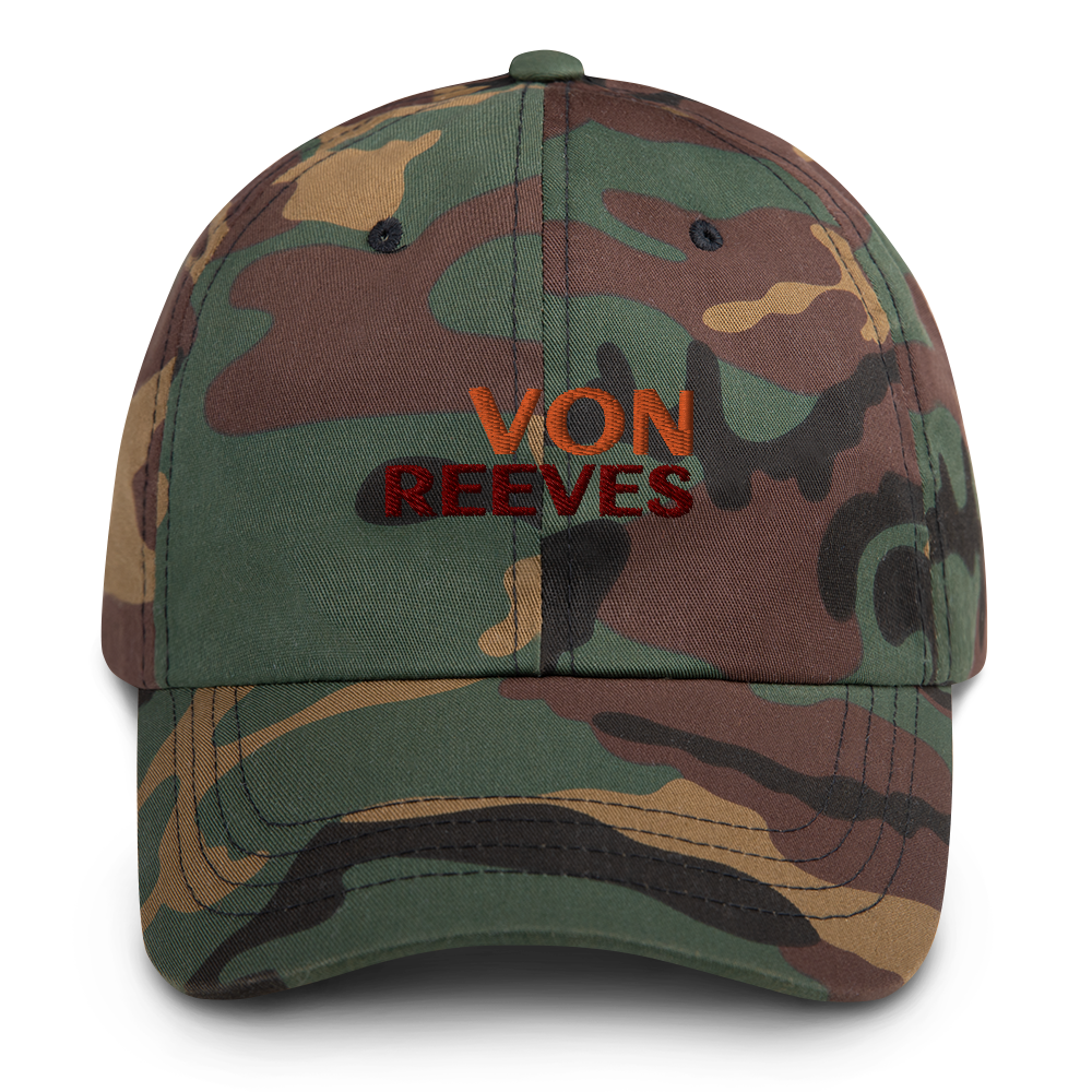 VON REEVES EMBROIDERED hat (NAVY)