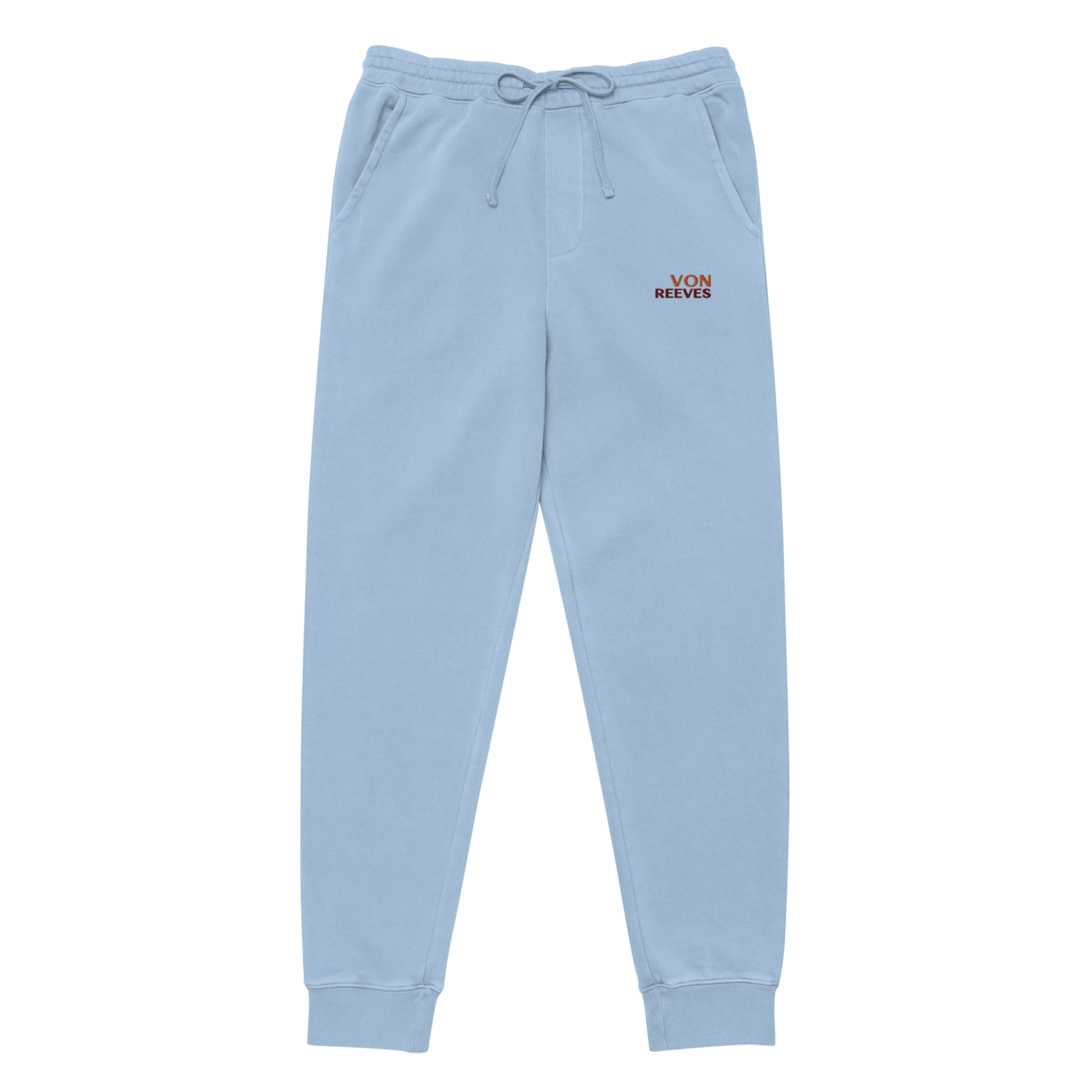 VON REEVES Unisex PREMIUM pigment-dyed sweatpants (PIGMENT LIGHT BLUE)
