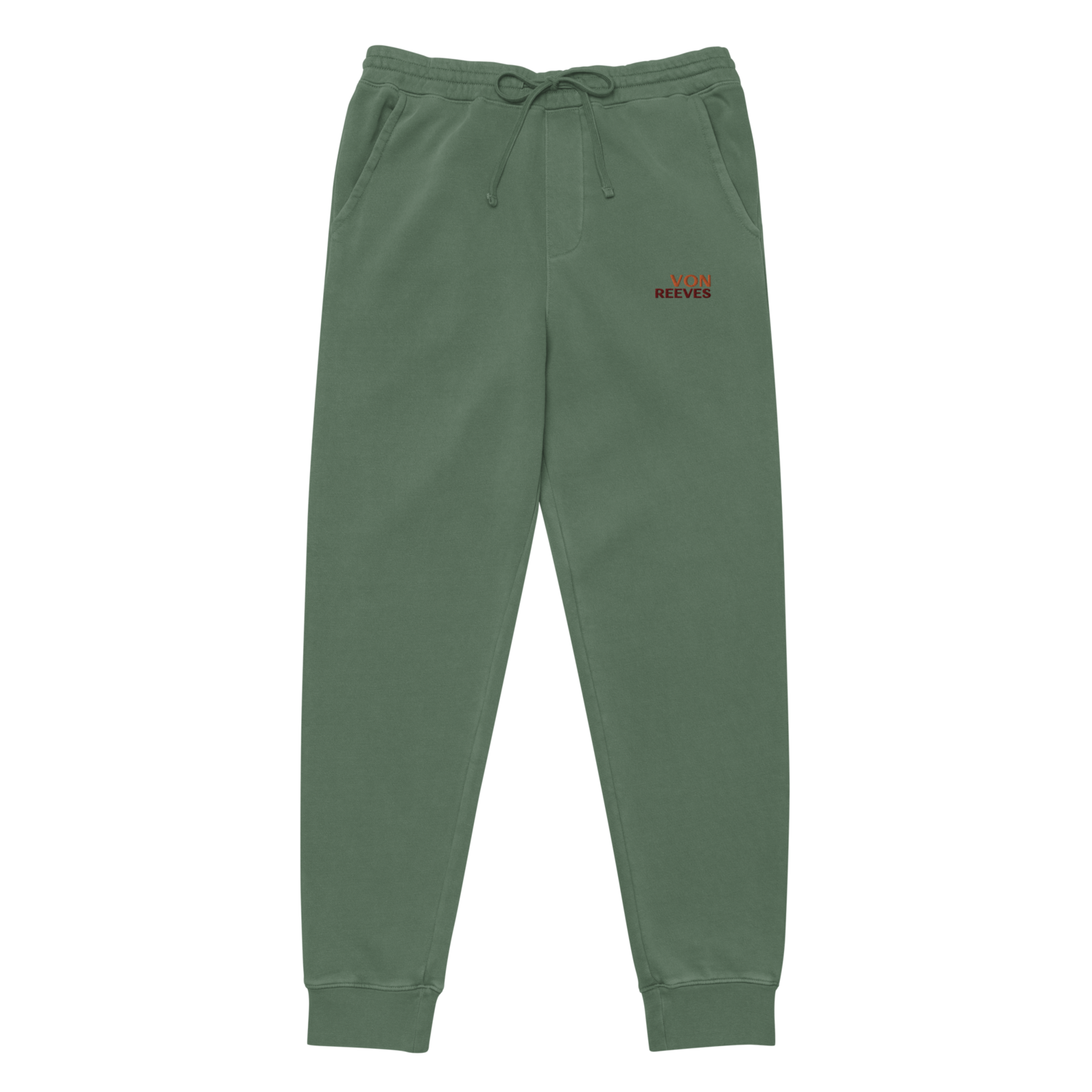VON REEVES Unisex PREMIUM pigment-dyed sweatpants (PIGMENT ALPINE GREEN)