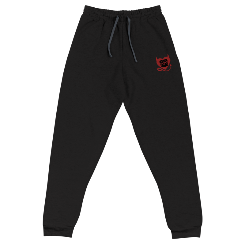BULLYCRUSH (RED/BLACK) EMBROIDERED Unisex Joggers