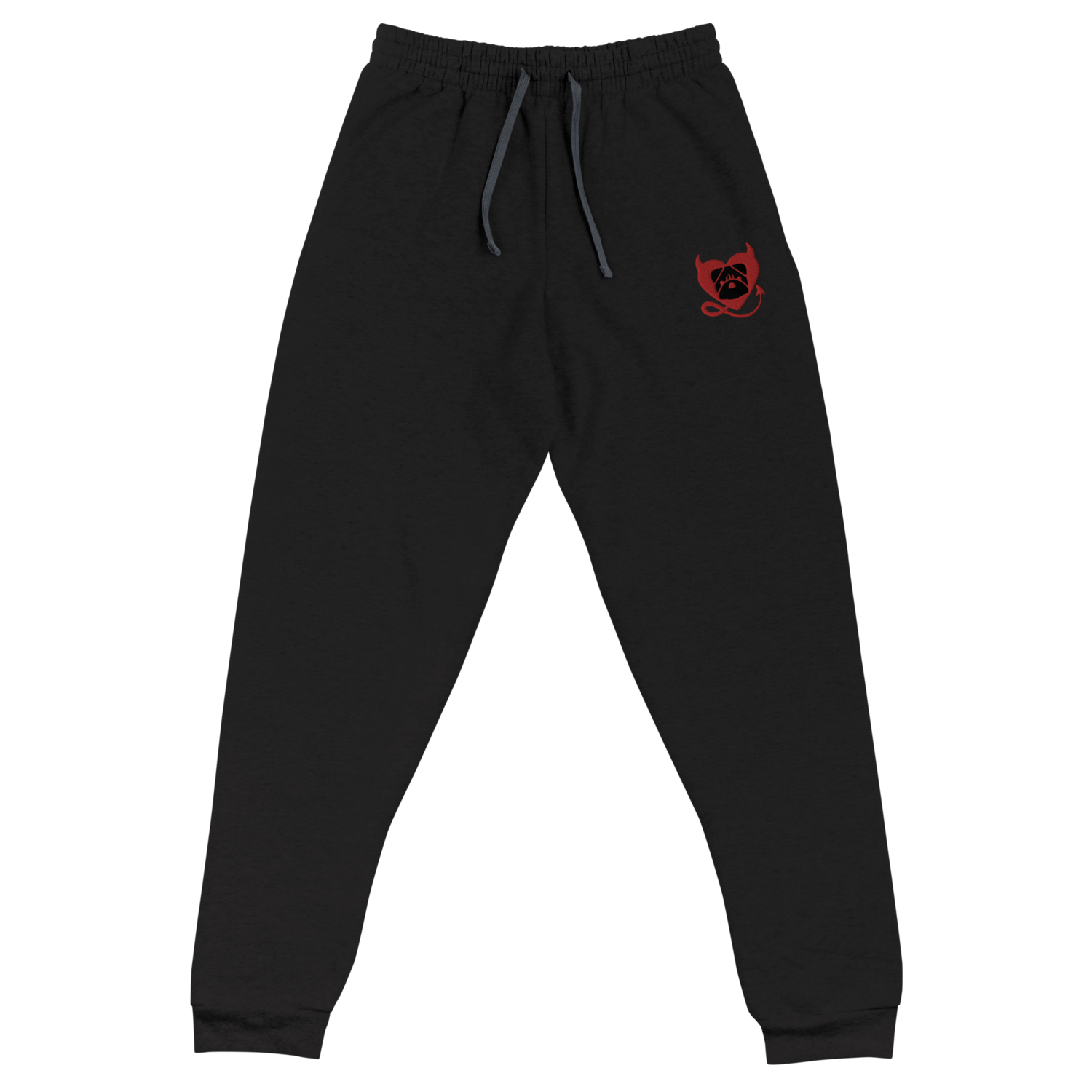 BULLYCRUSH (RED/BLACK) EMBROIDERED Unisex Joggers