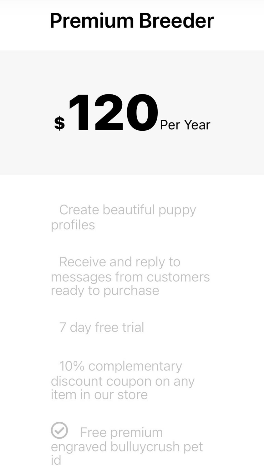 BULLYCRUSH PREMIUM BREEDER PLAN