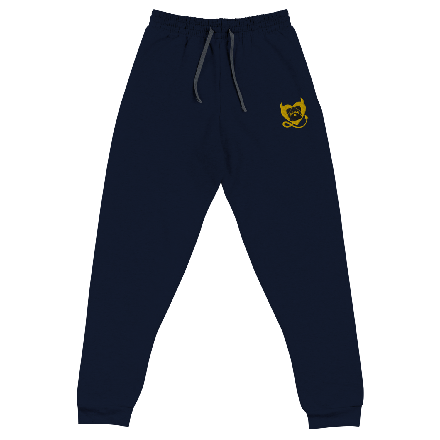 BULLYCRUSH (YELLOW/BLACK) Unisex Joggers, Color: J. Navy, Size: S