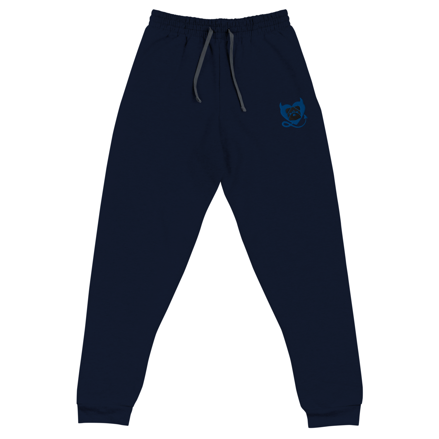 BULLYCRUSH (BLUE/BLACK) Unisex Joggers, Color: J. Navy, Size: S