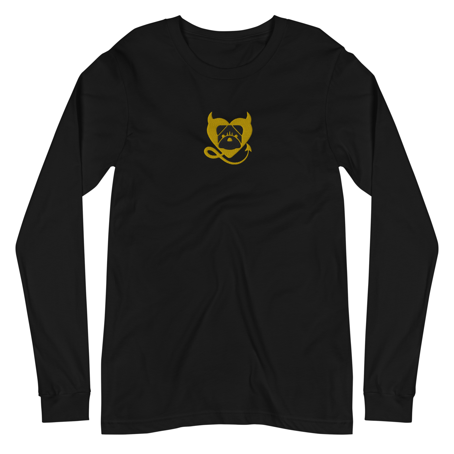 BULLYCRUSH (YELLOW/BLACK) EMBROIDERED Unisex Long Sleeve Tee