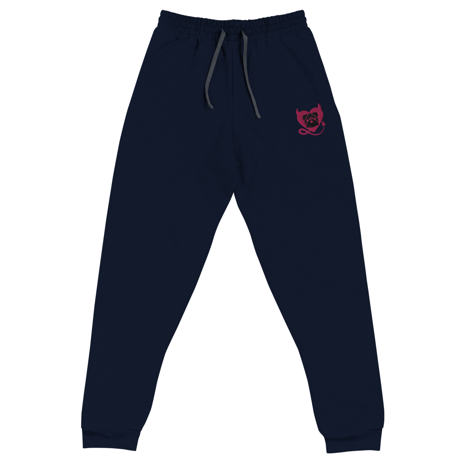 BULLYCRUSH (PINK/BLACK) Unisex Joggers, Color: J. Navy, Size: S