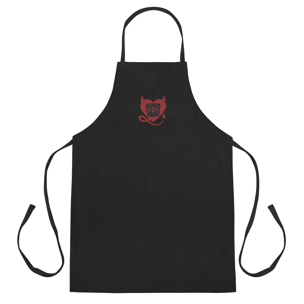 BULLYCRUSH (RED/BLACK) PREMIUM Embroidered Apron