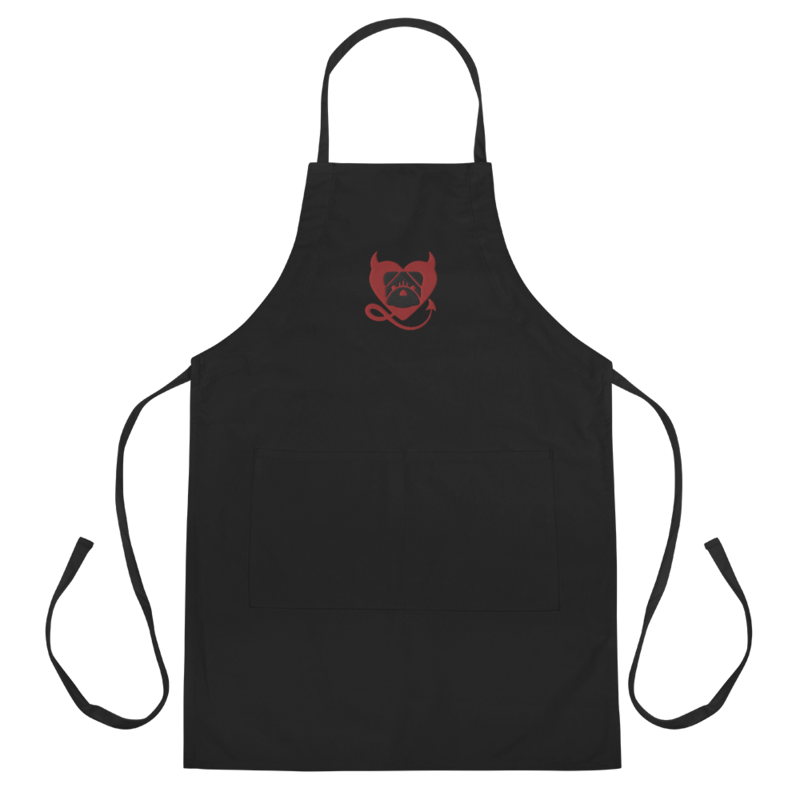 BULLYCRUSH (RED/BLACK) PREMIUM Embroidered Apron