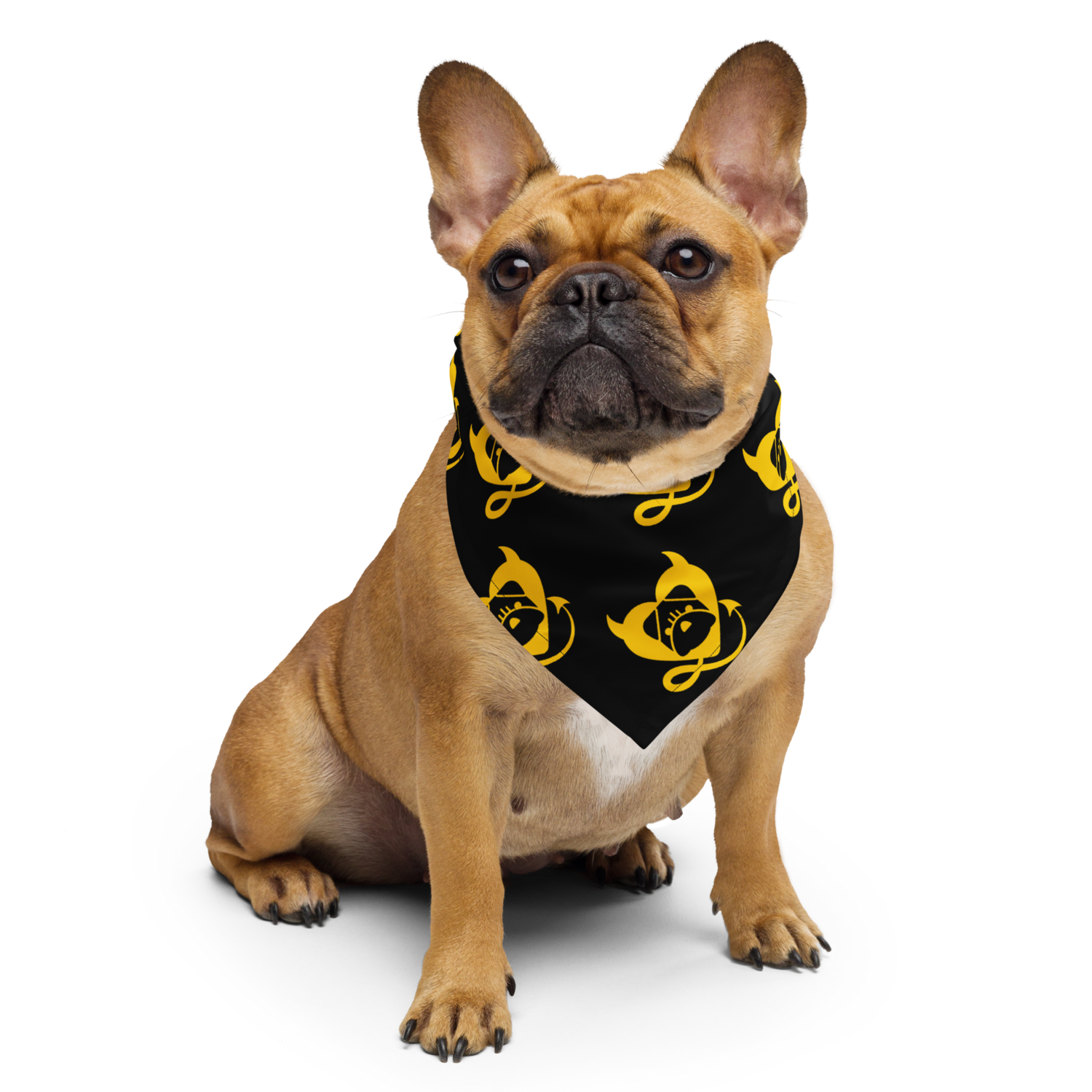 BULLYCRUSH (YELLOW/BLACK/RED) All-over print bandana