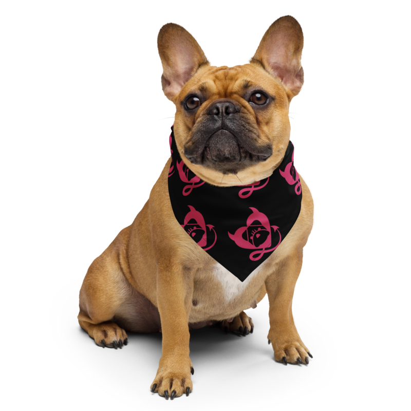 BULLYCRUSH (PINK/BLACK/WHITE) All-over print bandana