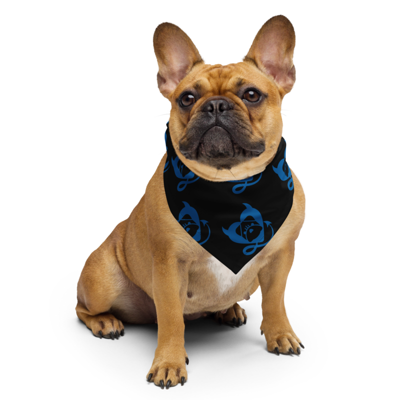 BULLYCRUSH (BLUE/BLACK/WHITE) All-over print bandana