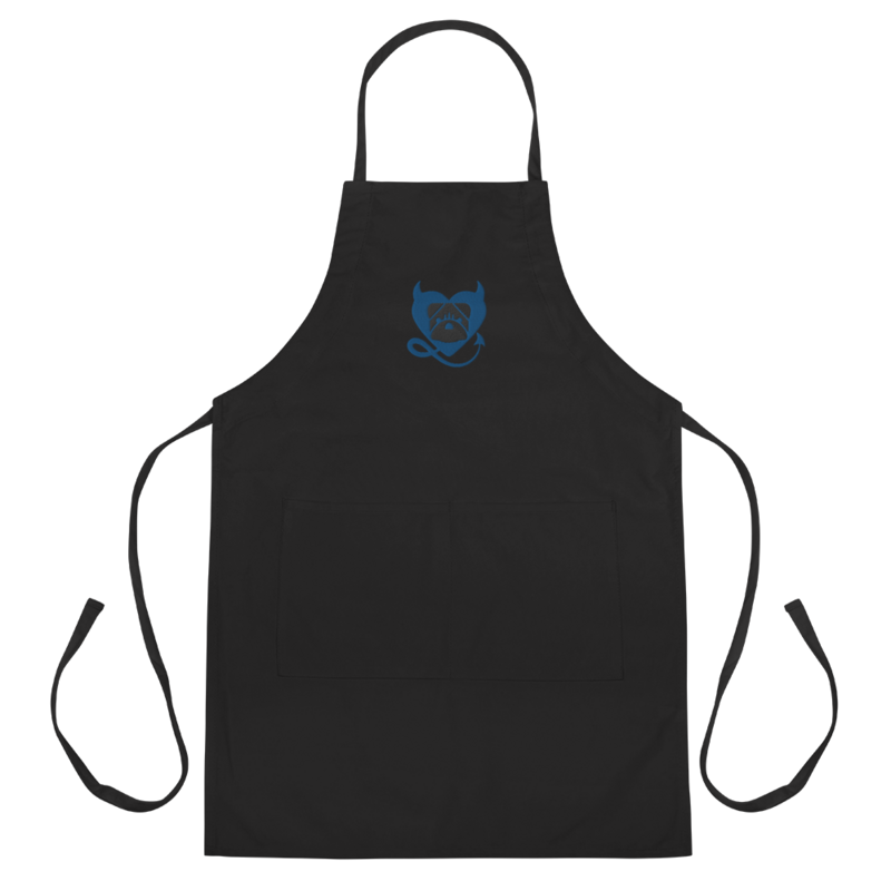 BULLYCRUSH (BLUE/BLACK) PREMIUM Embroidered Apron