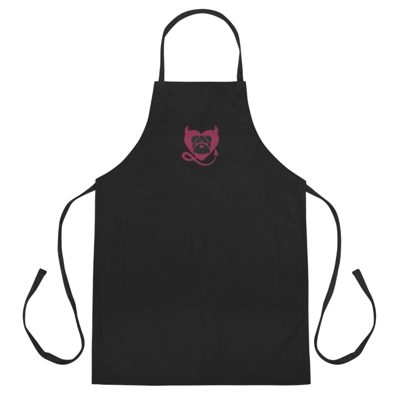 BULLYCRUSH (PINK/BLACK) PREMIUM Embroidered Apron