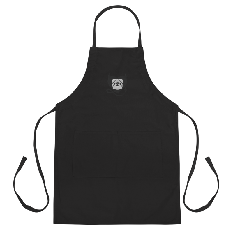 BULLYCRUSH (BLACK/WHITE) PREMIUM Embroidered Apron