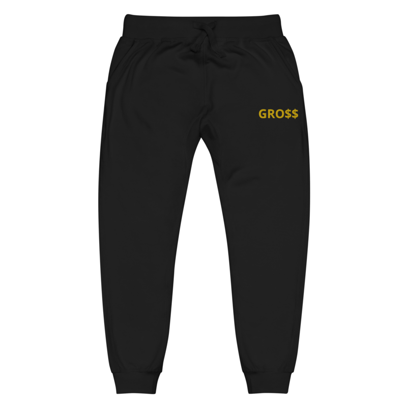 GRO$$ CLASSIC (YELLOW GOLD) Unisex fleece sweatpants