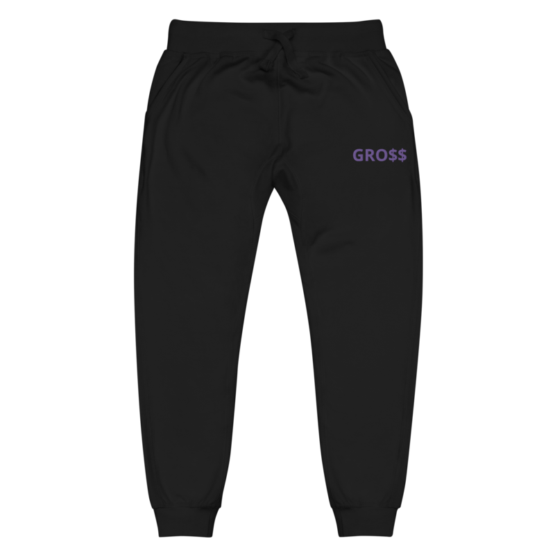 GRO$$ CLASSIC (PURPLE) Unisex fleece sweatpants
