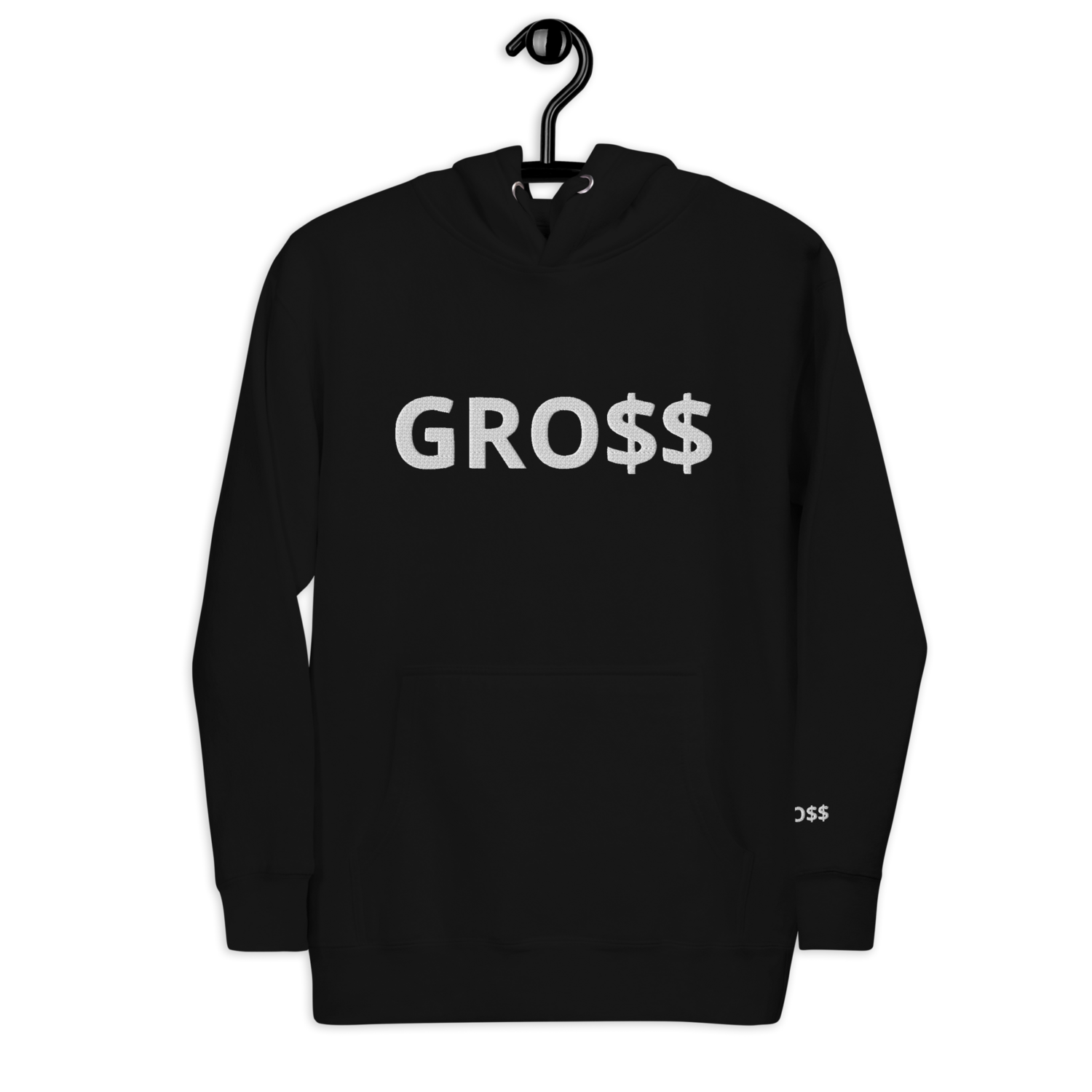 GRO$$ CLASSIC (WHITE) Unisex Hoodie