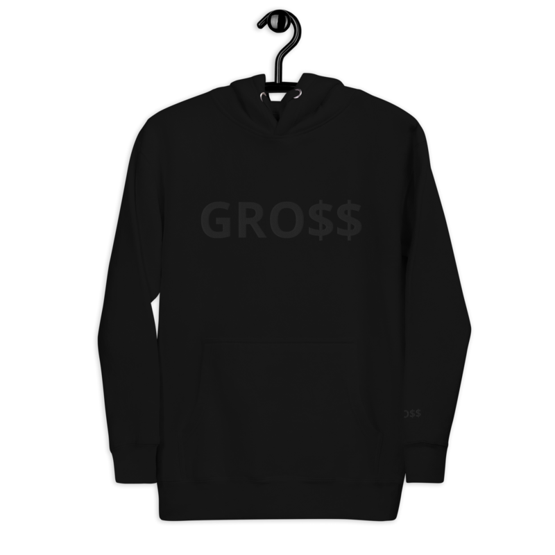 GRO$$ CLASSIC (BLACK) Unisex Hoodie