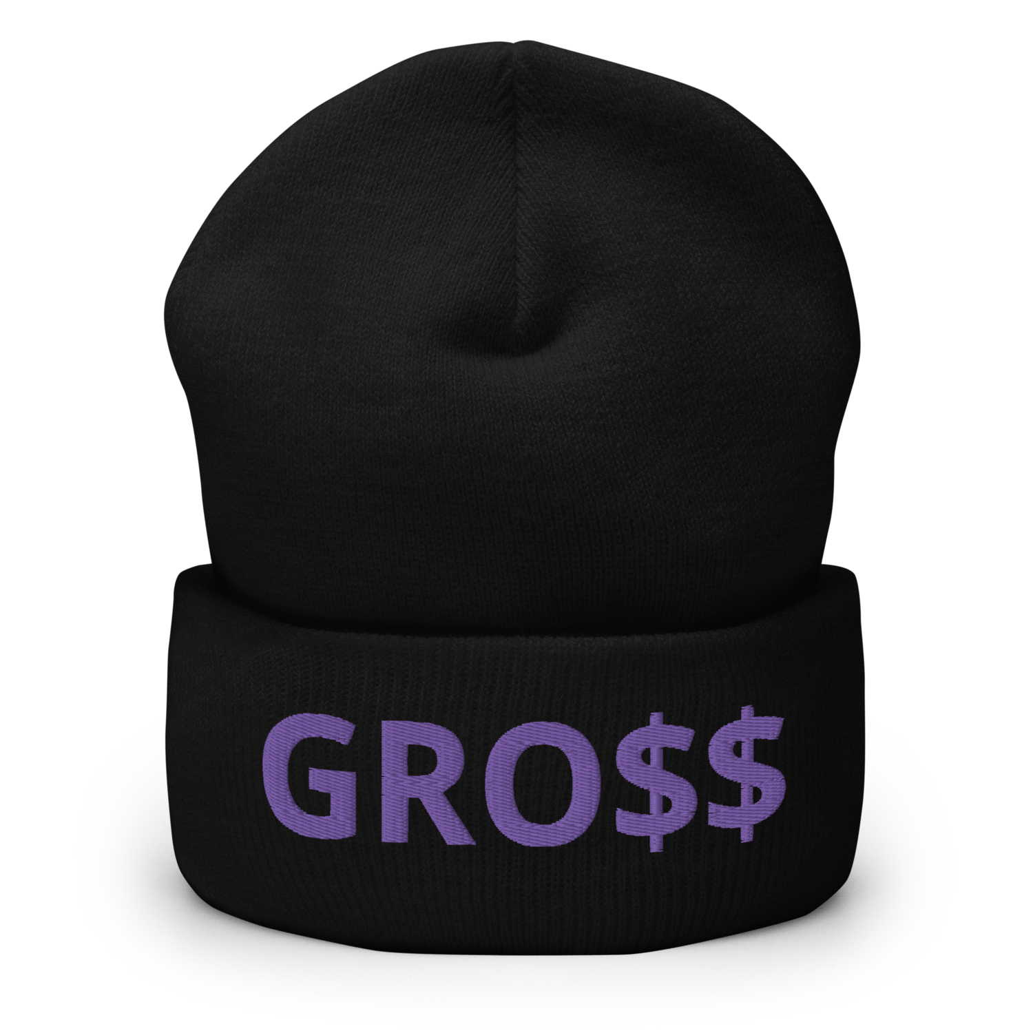 GRO$$ CLASSIC (PURPLE) Cuffed Beanie