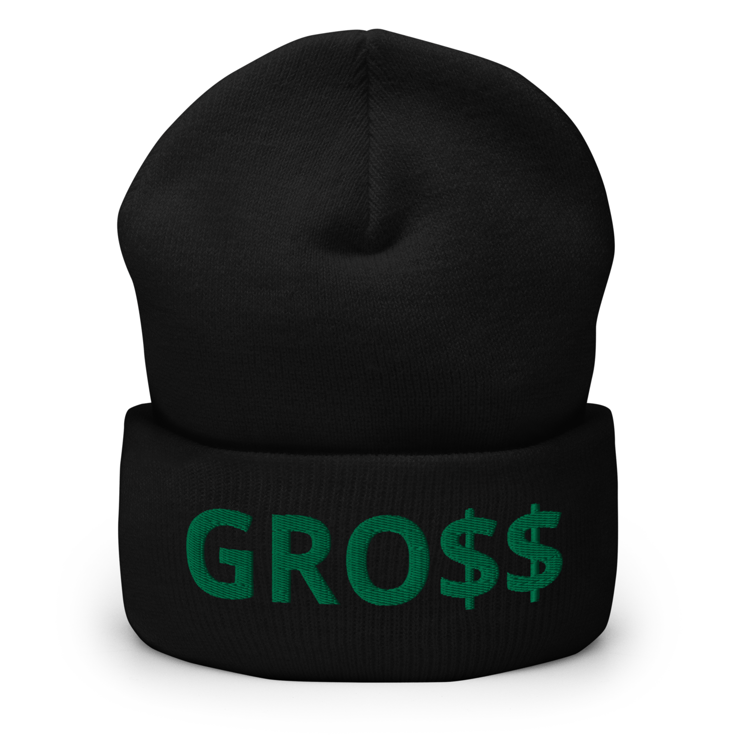 GRO$$ CLASSIC (KELLY GREEN) Cuffed Beanie