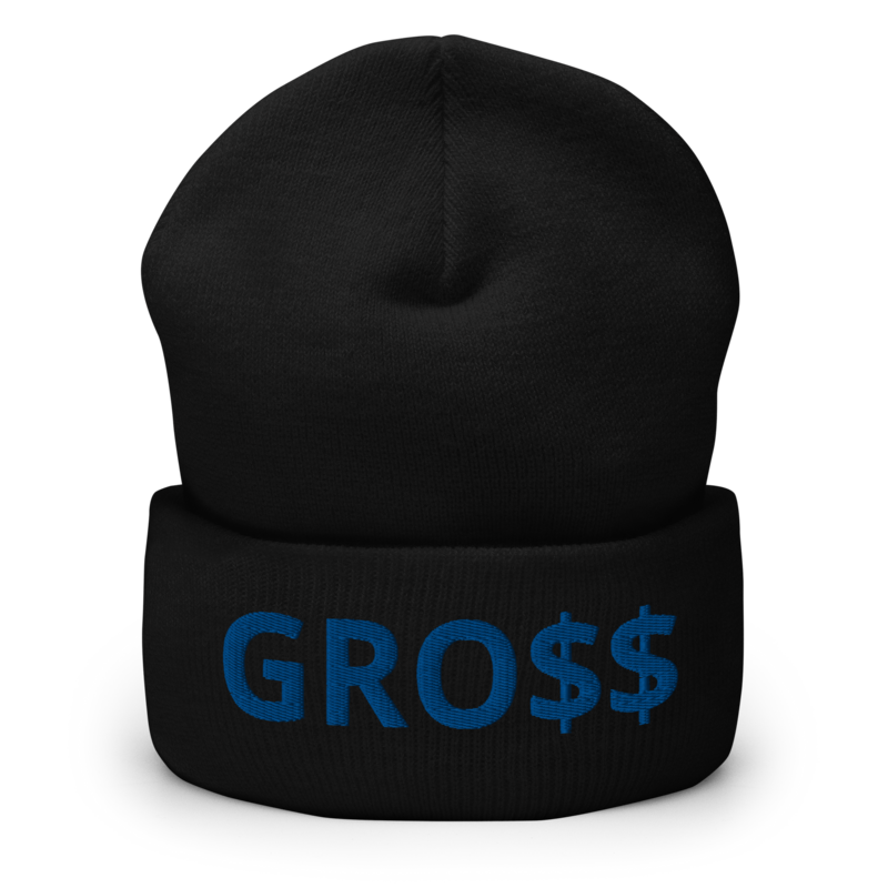 GRO$$ CLASSIC (ROYAL BLUE) Cuffed Beanie