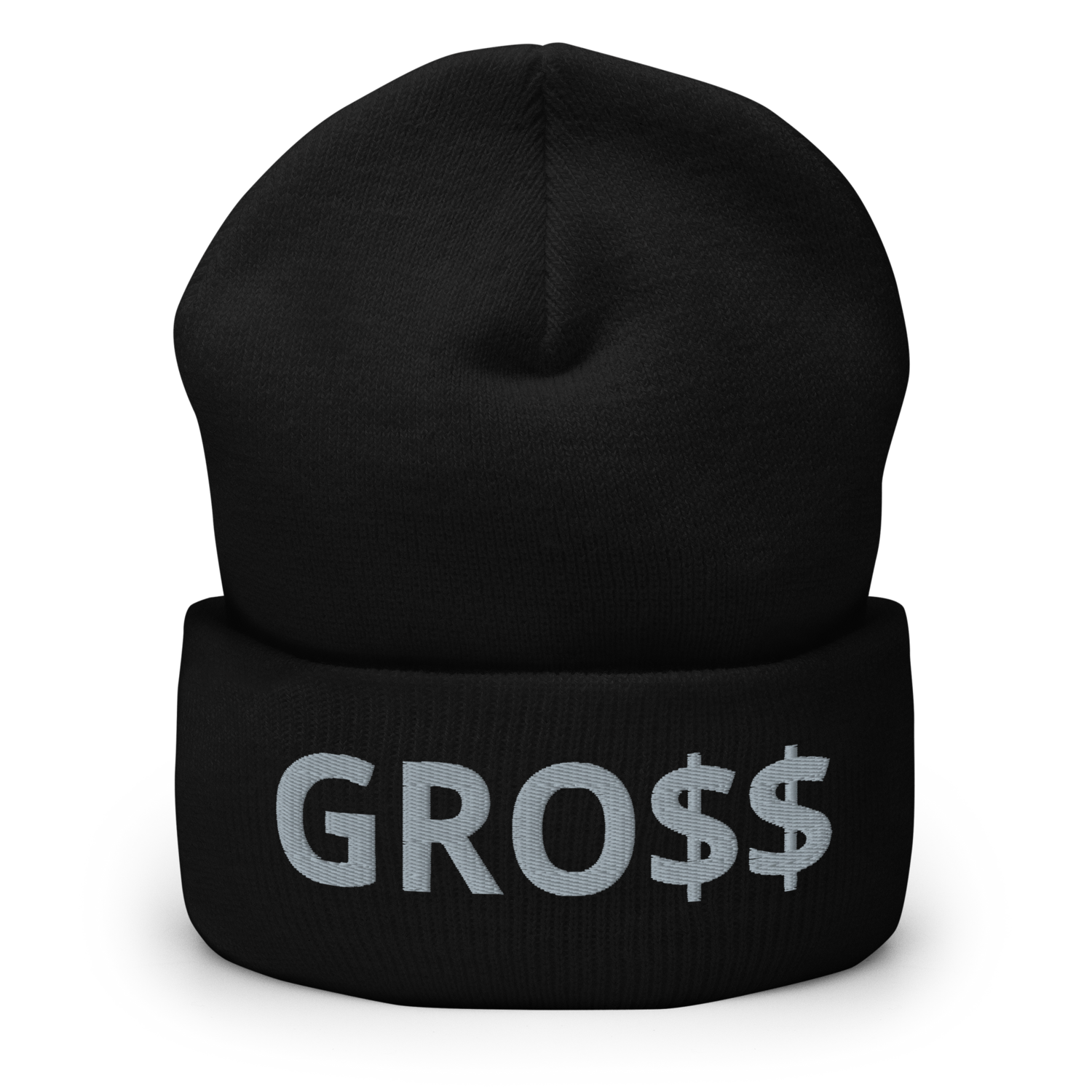 GRO$$ CLASSIC (GREY) Cuffed Beanie