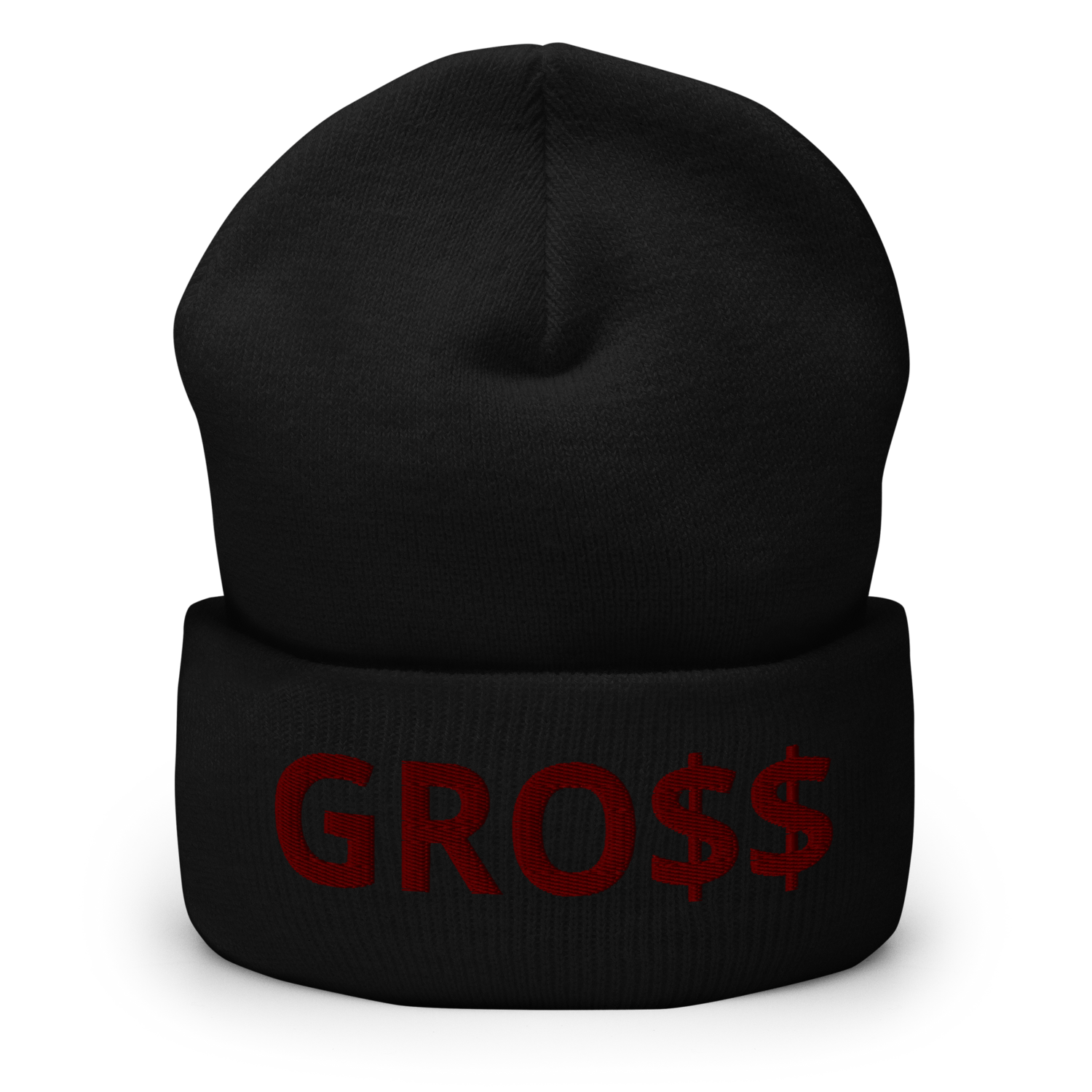 GRO$$ CLASSIC (MAROON) Cuffed Beanie