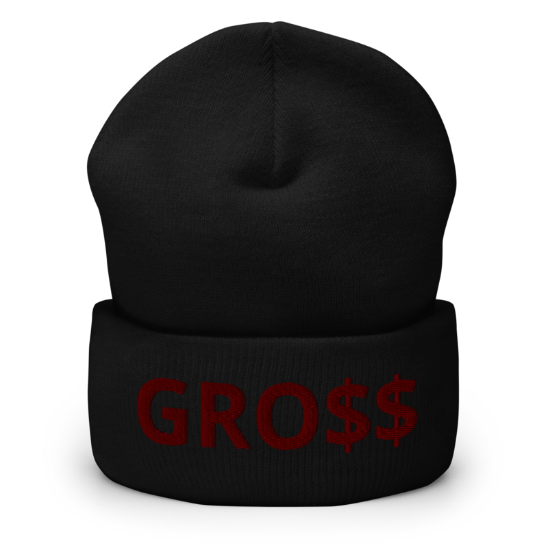 GRO$$ CLASSIC (MAROON) Cuffed Beanie