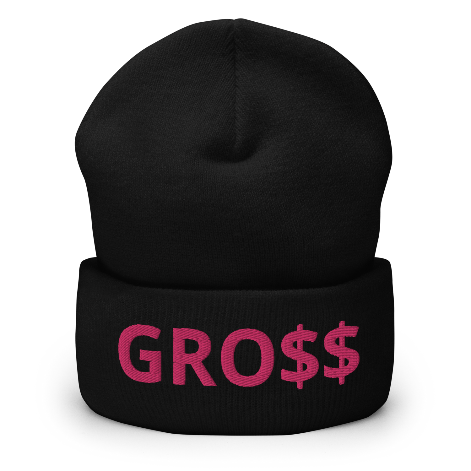 GRO$$ CLASSIC (PINK) Cuffed Beanie
