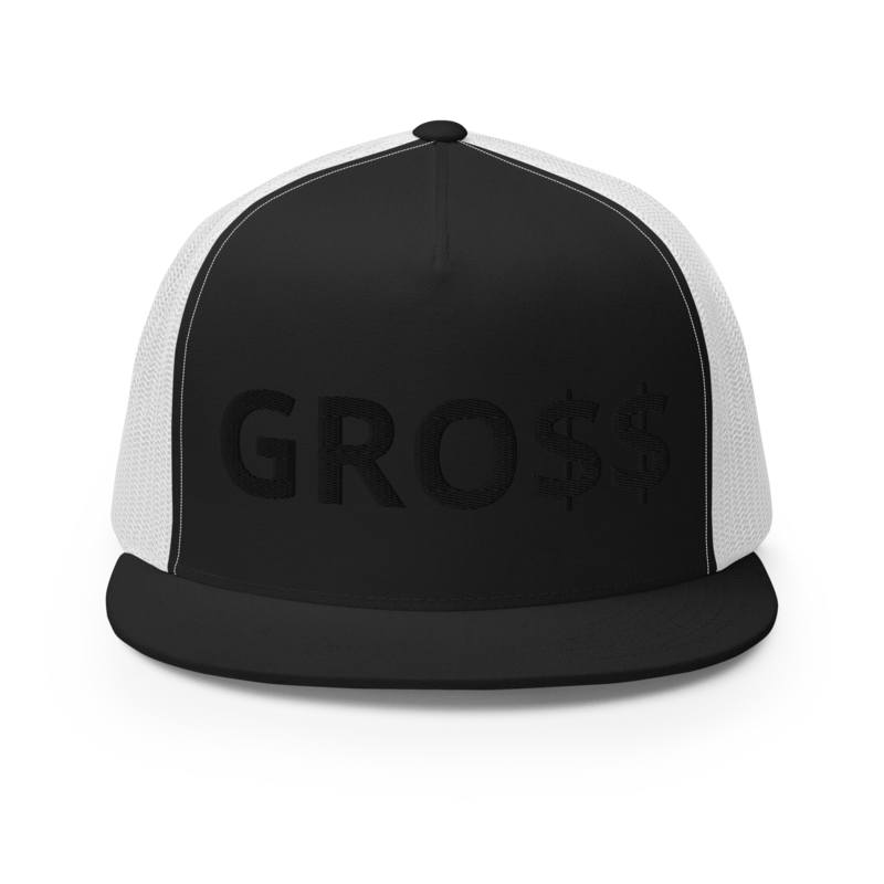 GRO$$ CLASSIC (BLACK) Trucker Cap