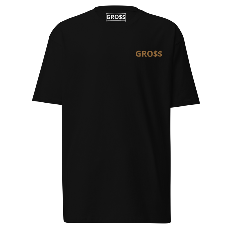 GRO$$ CLASSIC (OLD GOLD) Men’s premium heavyweight tee
