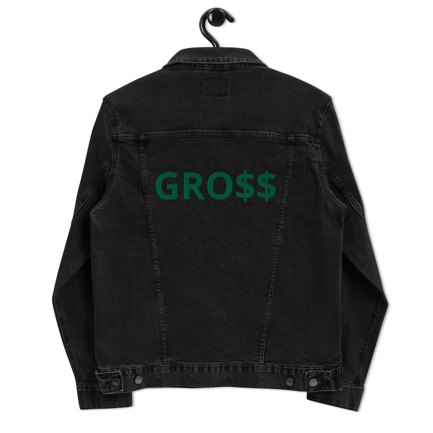 GRO$$ CLASSIC (KELLY GREEN) Unisex denim jacket