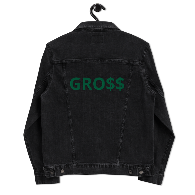GRO$$ CLASSIC (KELLY GREEN) Unisex denim jacket