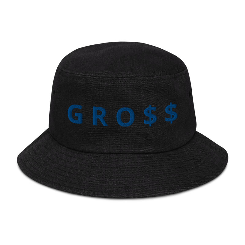 GRO$$ CLASSIC (ROYAL BLUE) Denim bucket hat