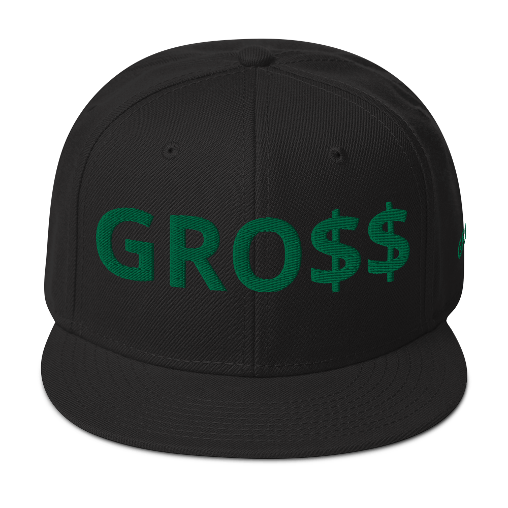 GRO$$ CLASSIC (KELLY GREEN) Snapback Hat
