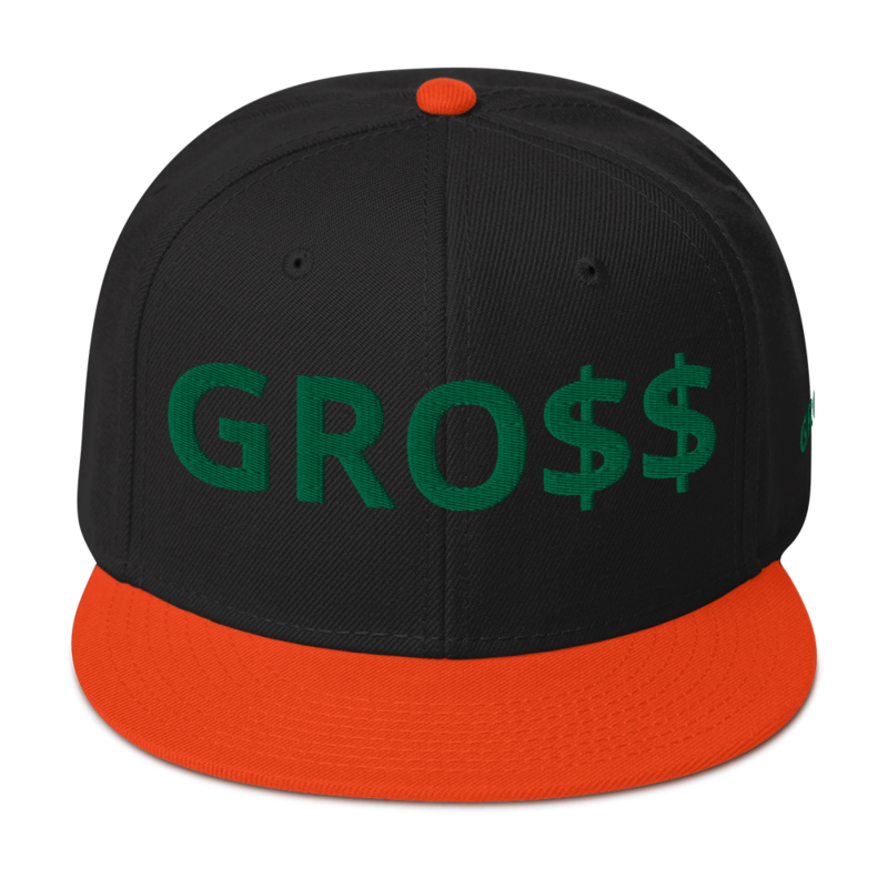 GRO$$ CLASSIC UNISEX SNAP BACKS