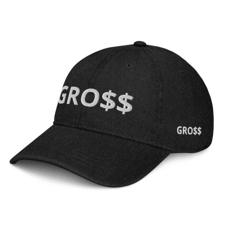 GRO$$ CLASSIC (WHITE) Denim Hat