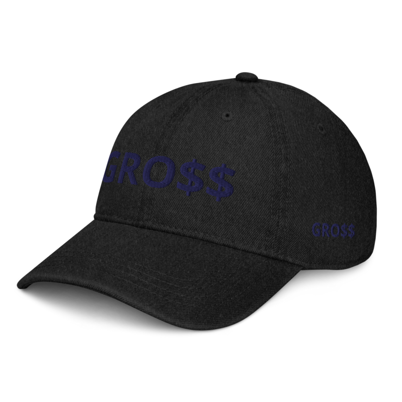 GRO$$ CLASSIC (NAVY BLUE) Denim Hat