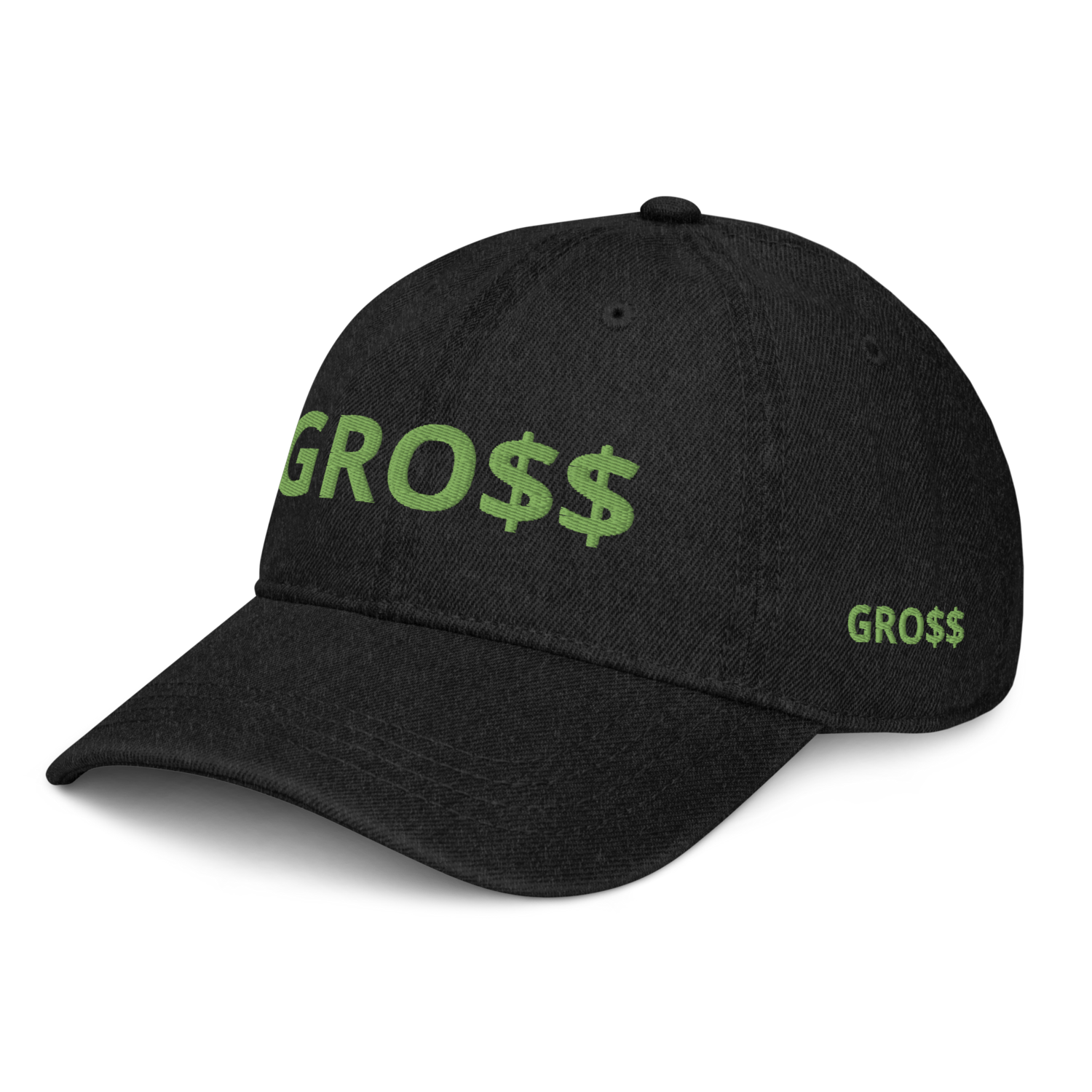GRO$$ CLASSIC (KIWI GREEN) Denim Hat