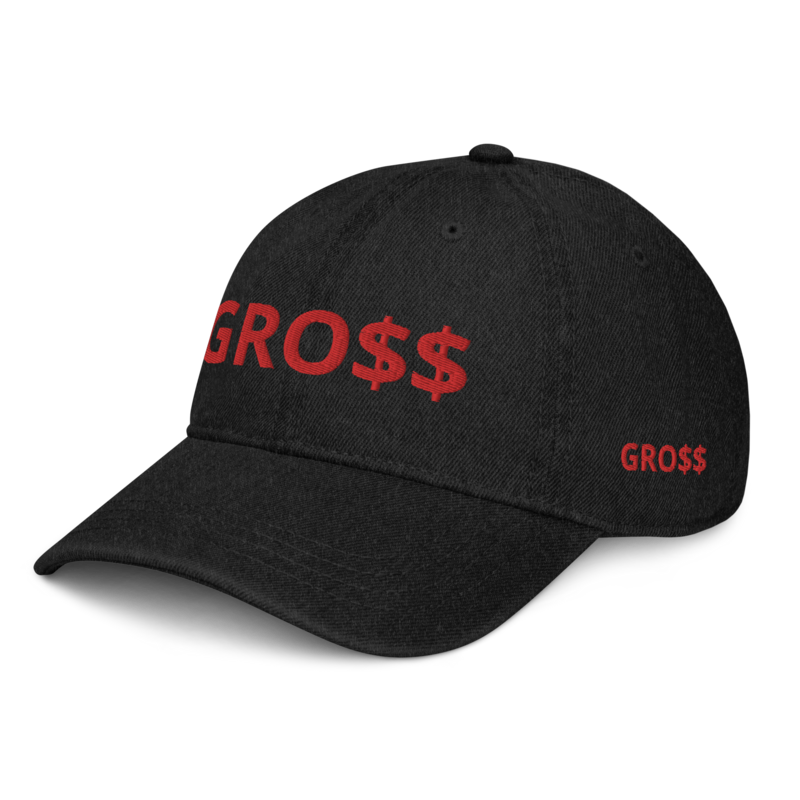 GRO$$ CLASSIC (RED) Denim Hat