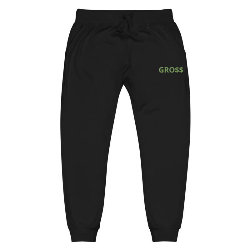 GRO$$ CLASSIC (KIWI GREEN) Unisex fleece sweatpants