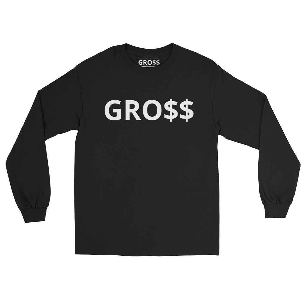 GRO$$ CLASSIC (WHITE) Men’s Long Sleeve Shirt