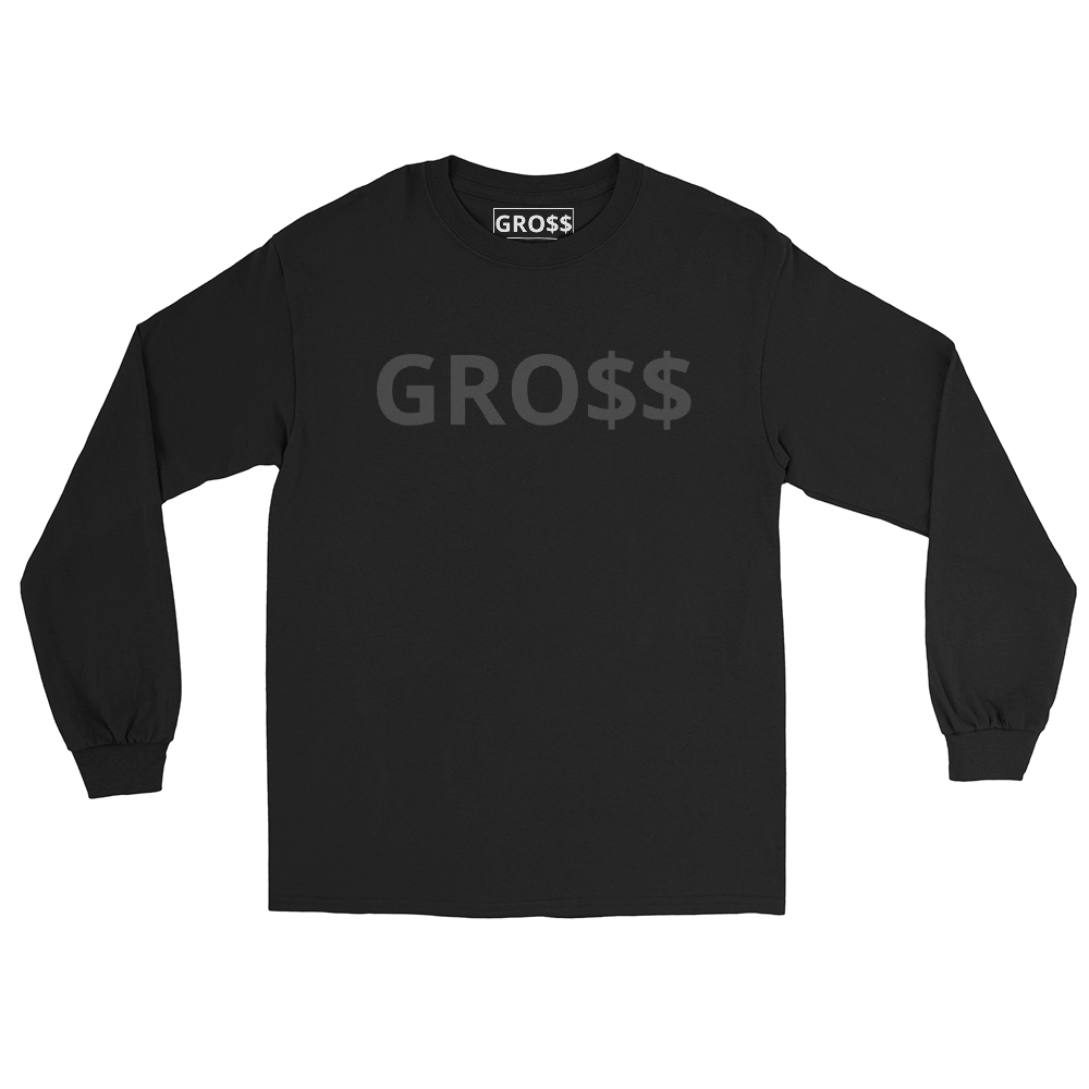 GRO$$ CLASSIC (BLACK) Men’s Long Sleeve Shirt
