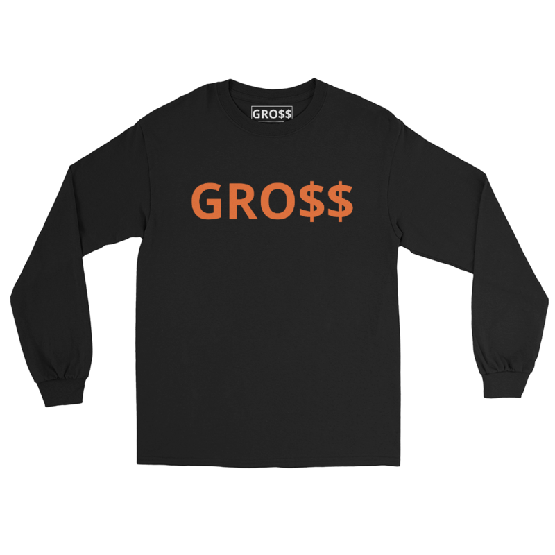 GRO$$ CLASSIC (ORANGE) Men’s Long Sleeve Shirt