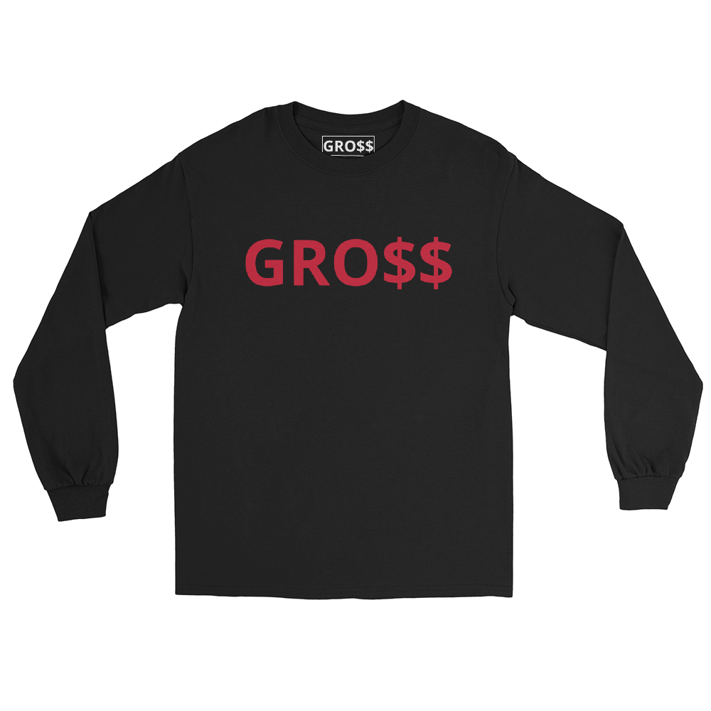 GRO$$ CLASSIC (RED) Men’s Long Sleeve Shirt