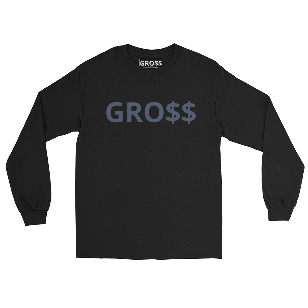GRO$$ CLASSIC (NAVY BLUE) Men’s Long Sleeve Shirt