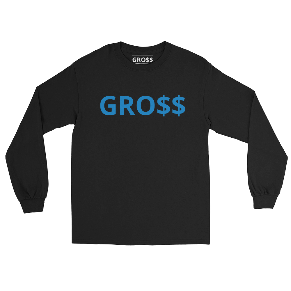 GRO$$ CLASSIC (BAE BLUE) Men’s Long Sleeve Shirt