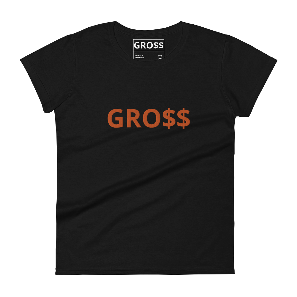 GRO$$ CLASSIC (ORANGE) Women's short sleeve t-shirt