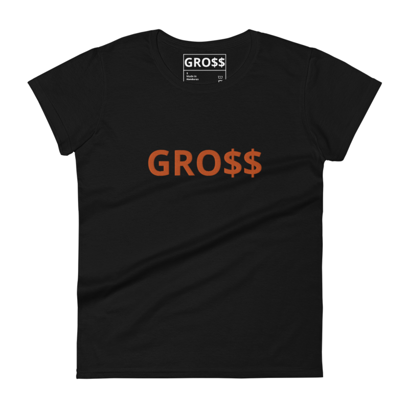 GRO$$ CLASSIC (ORANGE) Women's short sleeve t-shirt